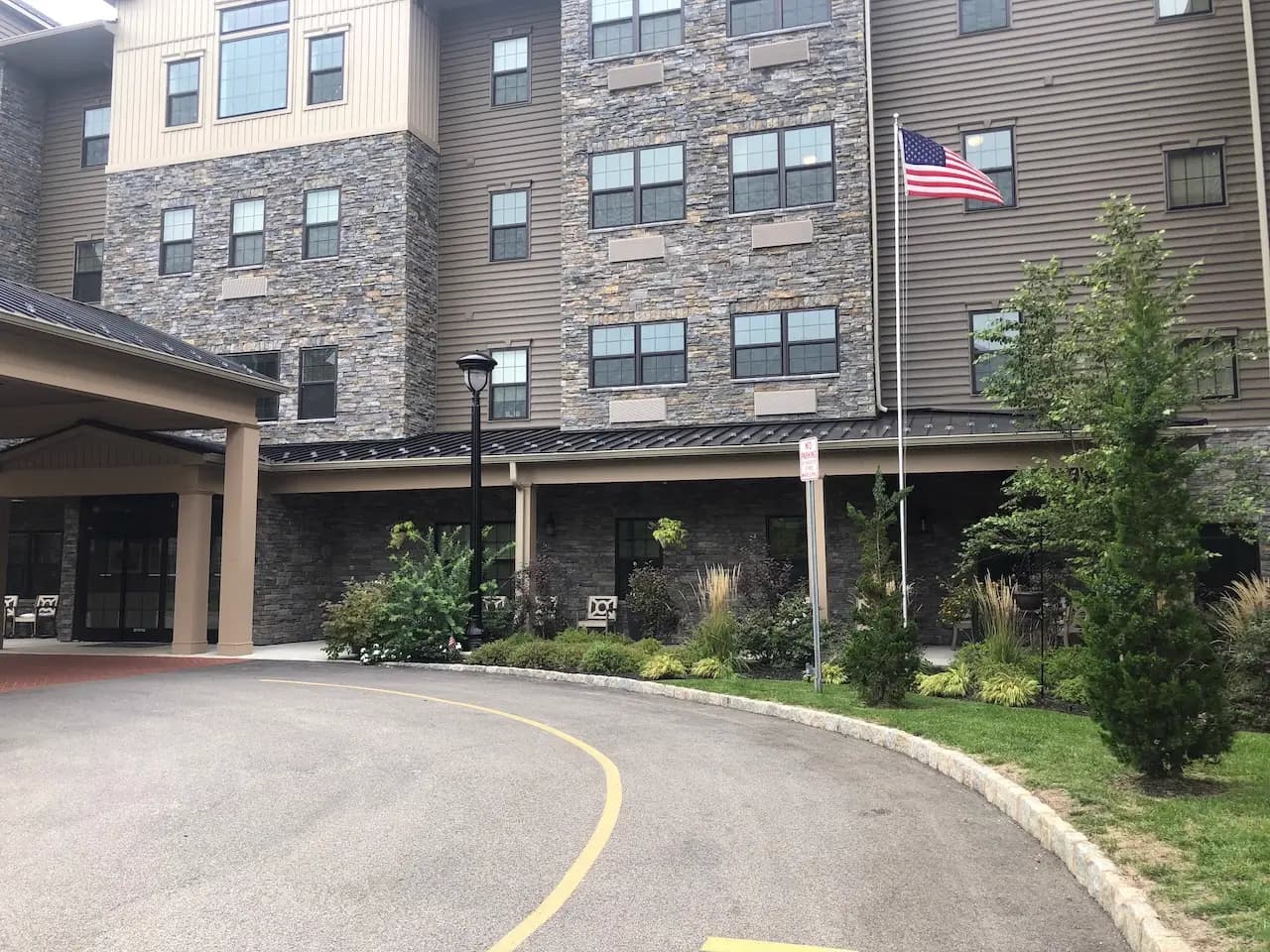 Senior living entrance