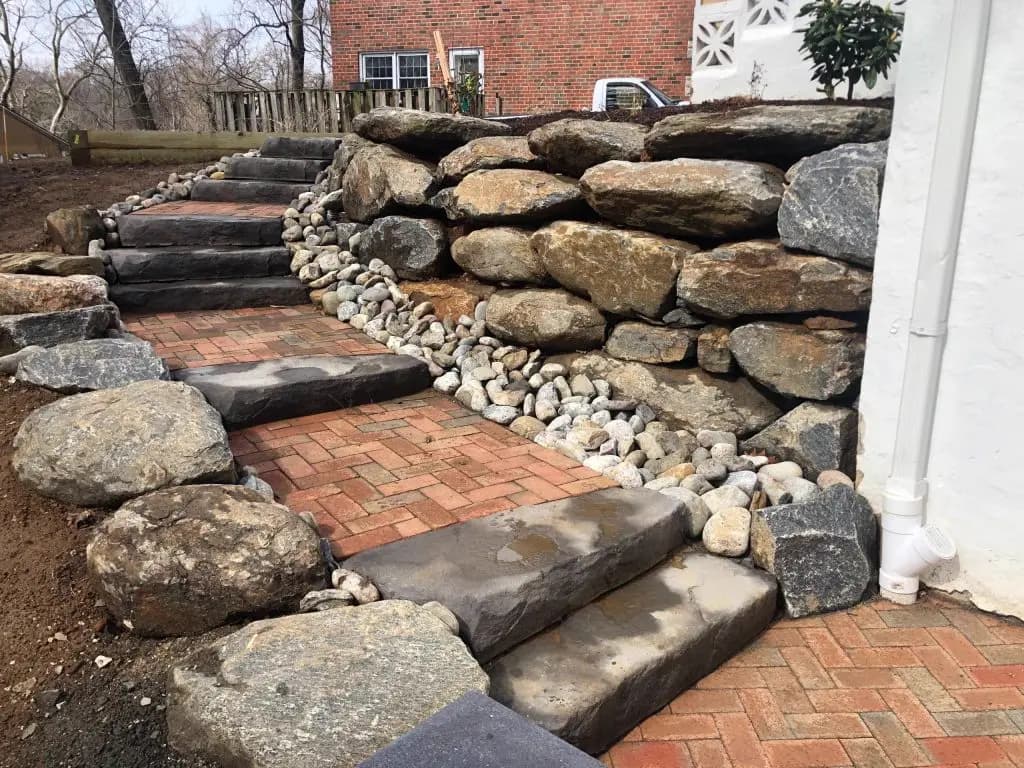 Stone steps