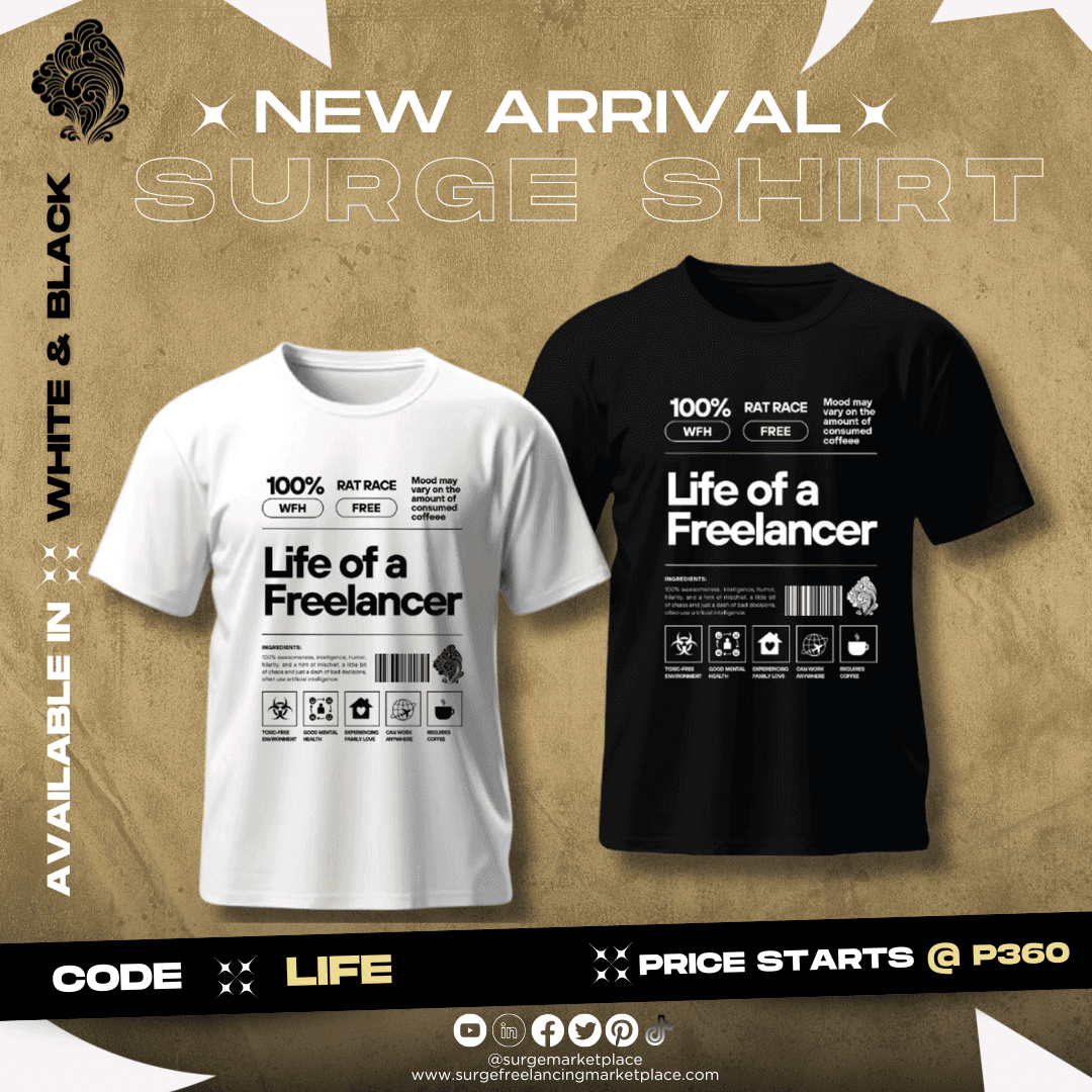 Surge T-Shirt — Life of a Freelancer