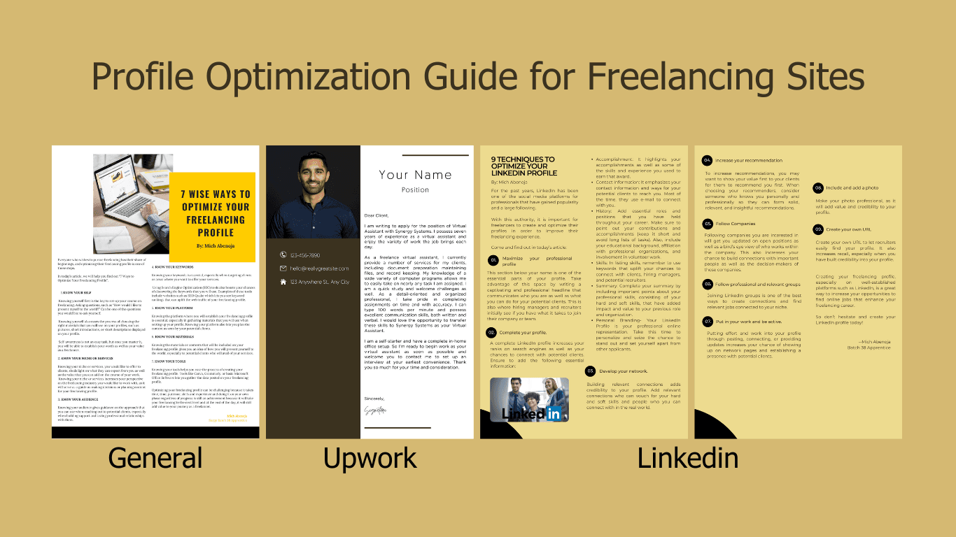 Freelancing VA Toolkit template preview