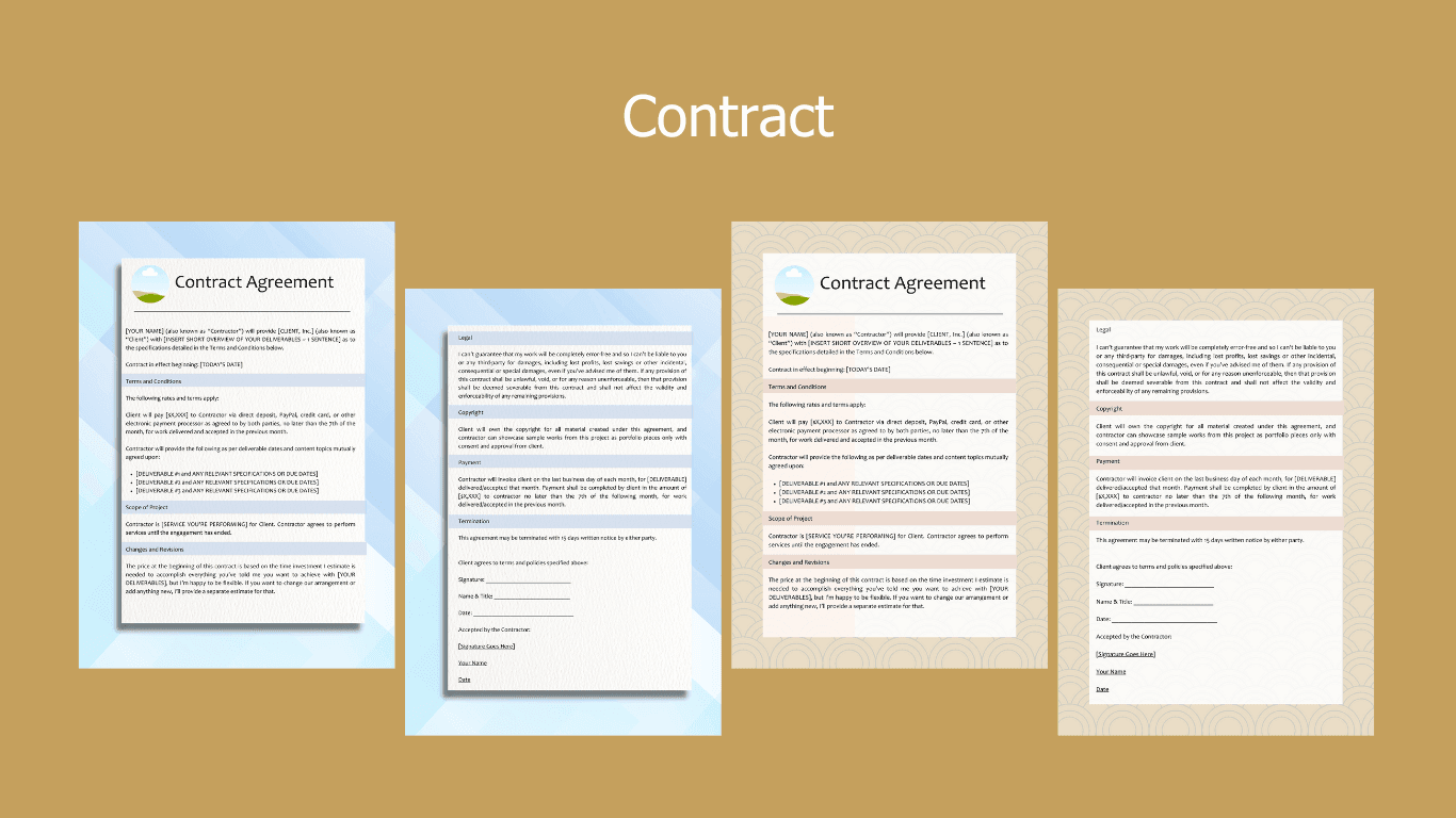 Freelancing VA Toolkit template preview