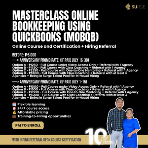 Masterclass Online Bookkeeping using QuickBooks Course