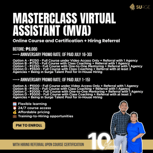 Masterclass Virtual Assistant (MVA) Certification Program